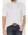 Image #3 - Ariat Men's Geo Print Short Sleeve Polo, White, hi-res