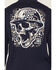 Image #4 - Hawx Men's Scream Long Sleeve Graphic Work T-Shirt, Navy, hi-res