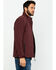 Image #3 - Wrangler Men's Trail Fleece Lined Zip Front Jacket , Burgundy, hi-res