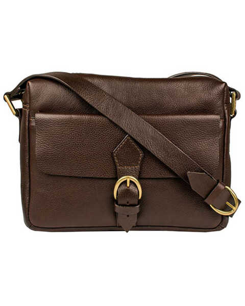 Scully Women's Messenger Brief Bag , Brown, hi-res