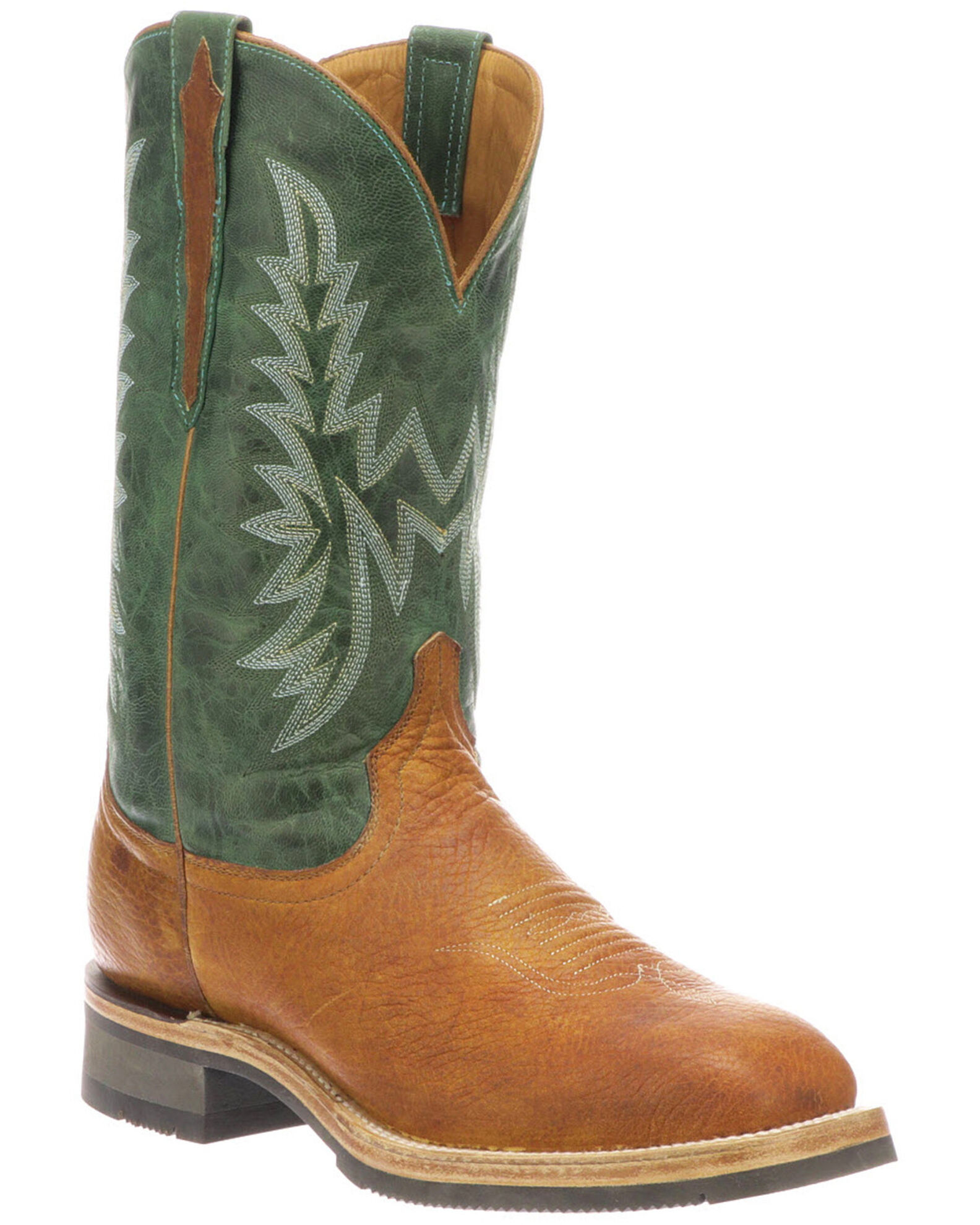 Lucchese Men s Rudy Western Boots Broad Square Toe Country Outfitter