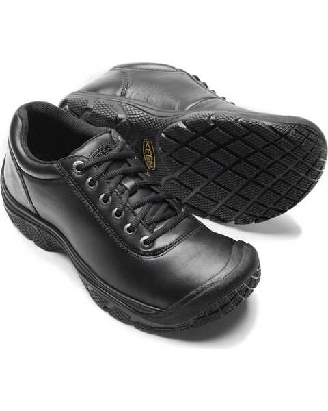 Keen Men's PTC Waterproof Work Oxford Shoes , Black, hi-res