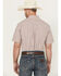Image #4 - Cinch Men's Plaid Print Short Sleeve Button-Down Western Shirt, White, hi-res
