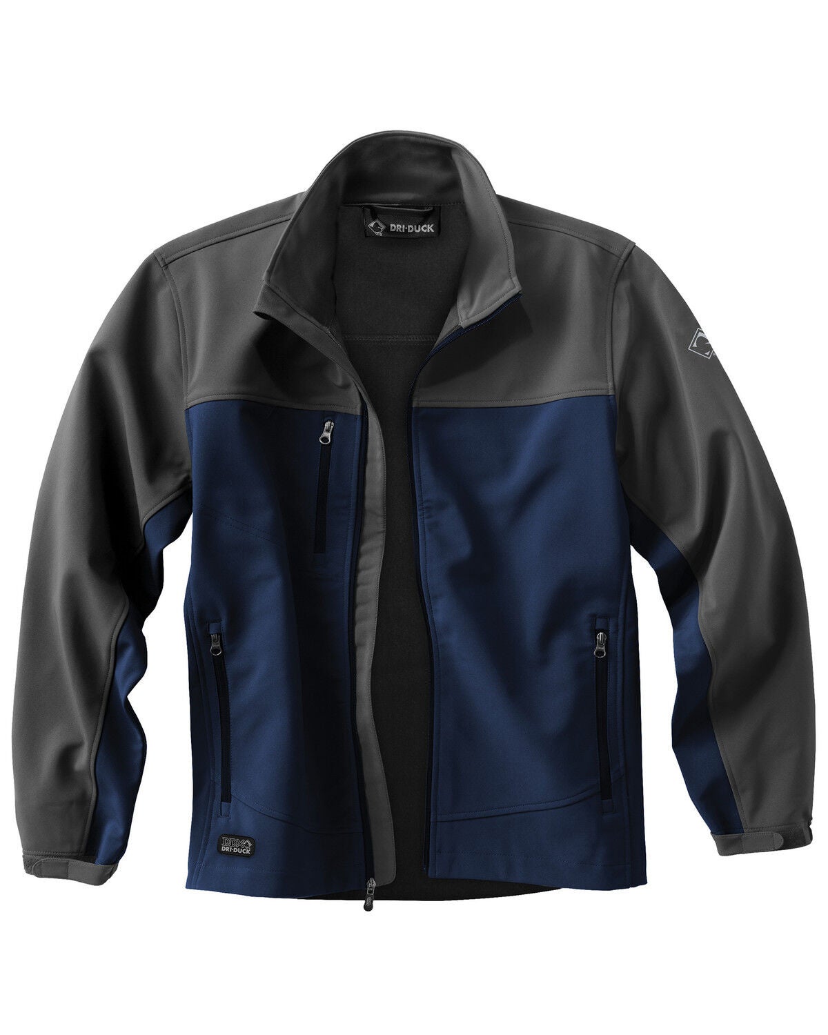 Image #1 - Dri Duck Men's Motion Softshell Jacket - Big & Tall, Dark Blue, hi-res