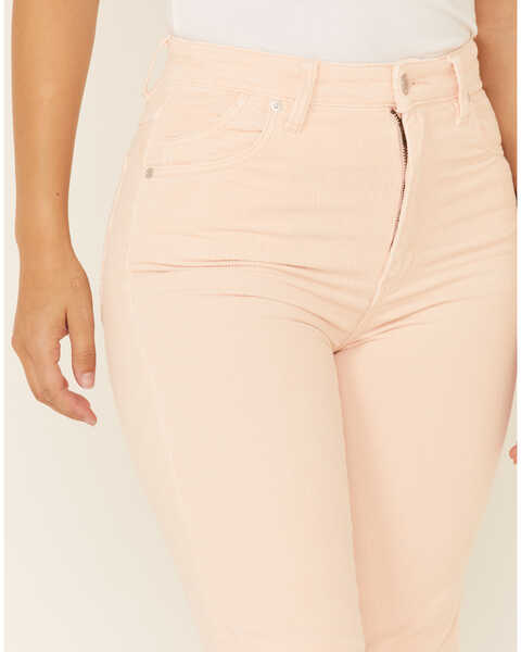 Image #4 - Rolla's Women's Eastcoast Corduroy Flare Jeans, Light Pink, hi-res