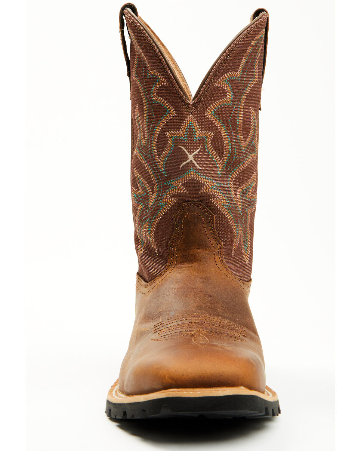 Image #4 - Twisted X Men's 11" Tech X™ Performance Western Boots - Broad Square Toe, Brown, hi-res