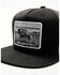 Image #2 - RopeSmart Men's Monochrome Ranch Life Trucker Cap, Black, hi-res