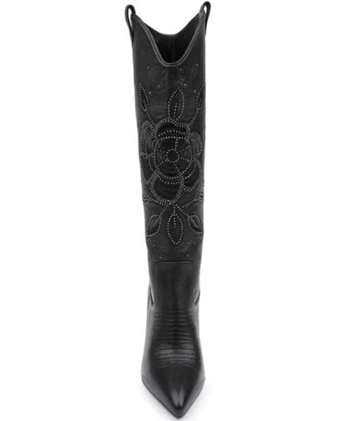 Image #4 - DanielXDiamond Women's Acadia Embroidered Western Boots - Pointed Toe, Black, hi-res