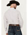 Image #4 - Ariat Men's Briggs Windowpane Plaid Print Long Sleeve Button-Down Western Shirt - Tall, White, hi-res