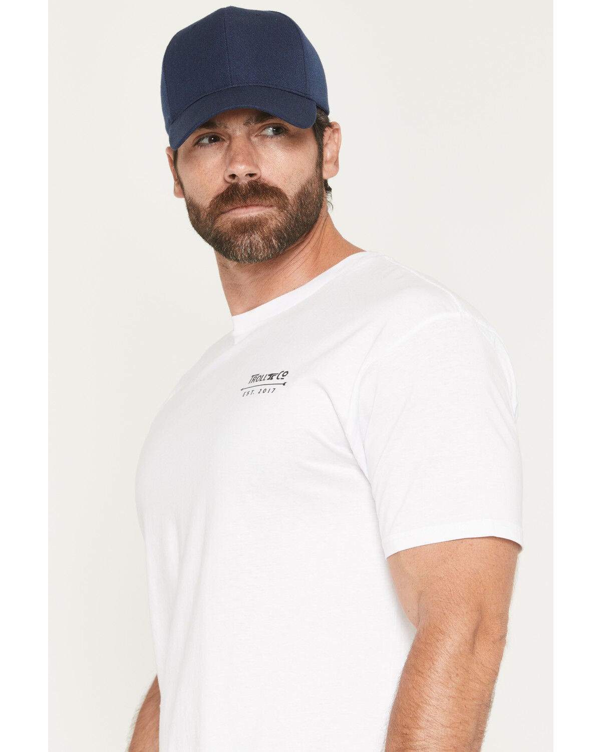 Image #3 - Troll Co Men's DHCM Hard Hat Short Sleeve T-Shirt, White, hi-res