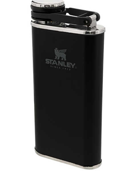 Stanley Classic Easy Fill Wide Mouth Flask, Black, hi-res