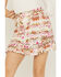 Image #2 - Shyanne Women's Abstract Southwestern Print Skirt, Fuchsia, hi-res