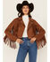 Image #1 - 26 International Women's Faux Suede Jacket, Camel, hi-res
