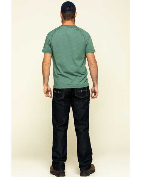 Image #5 - Ariat Men's M4 Rebar Durastretch Flannel Lined Low Bootcut Work Jeans - Big , Blue, hi-res