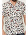 Image #3 - Cinch Men's Rodeo Conversational Print Short Sleeve Button-Down Performance Stretch Western Shirt, White, hi-res
