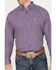 Image #3 - Ariat Men's Misael Geo Floral Long Sleeve Button Down Western Shirt - Tall, Purple, hi-res