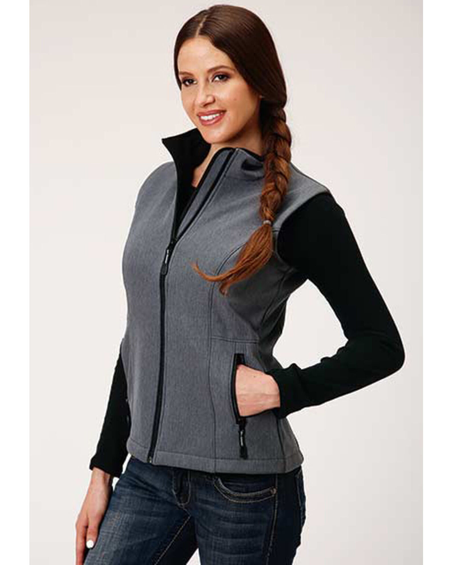 Fleece lined outlet vest womens