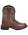 Image #2 - Justin Women's Gemma Brown Western Boots - Round Toe, Dark Brown, hi-res
