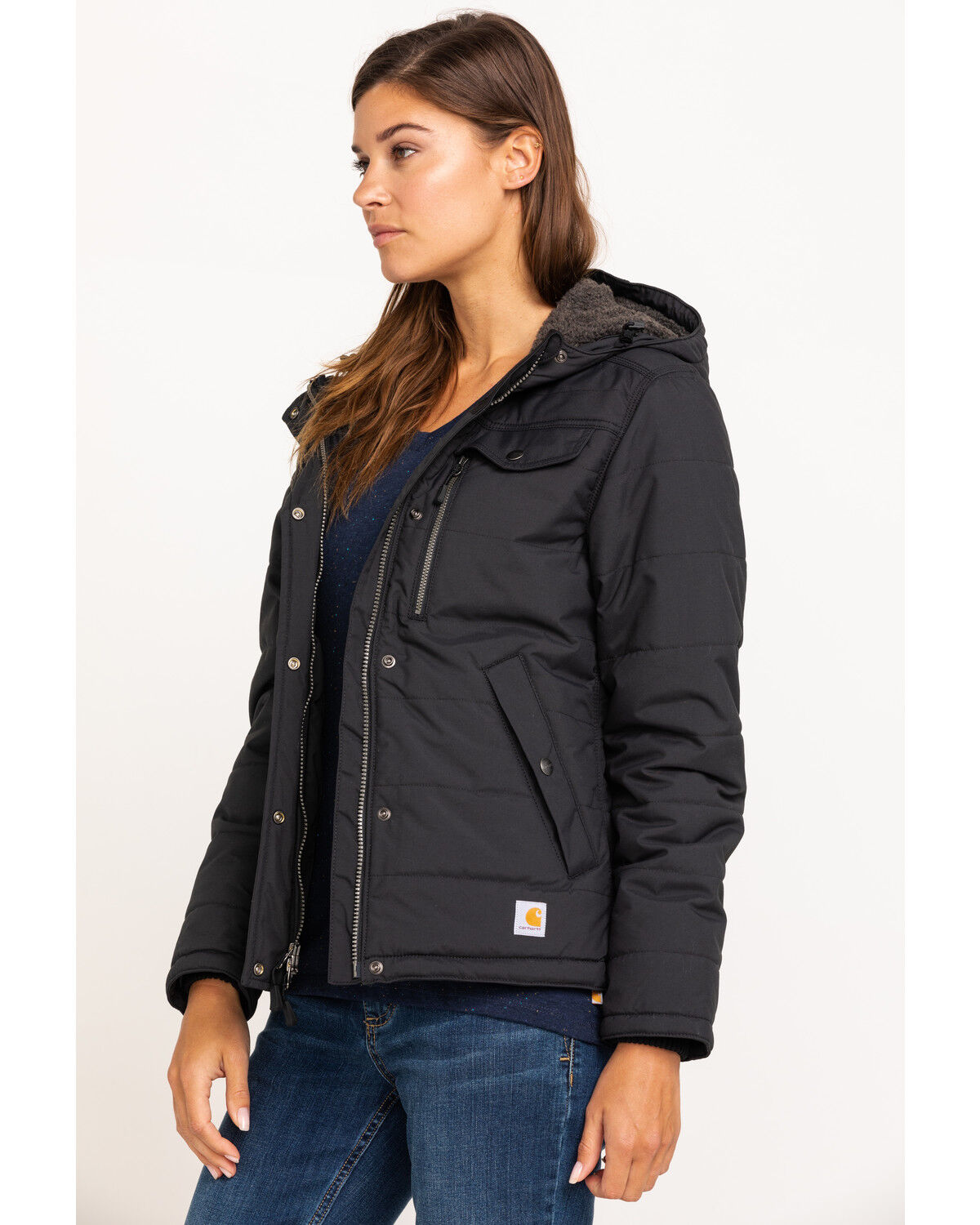 utility jacket with hood womens