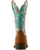 Image #3 - Ariat Women's Round Up Western Boots - Broad Square Toe , Brown, hi-res
