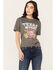 Image #1 - Bohemian Cowgirl Women's Don't Mess With Texas Lone Star Short Sleeve Graphic Tee, Grey, hi-res