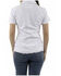 Image #2 - Scully Women's Embroidered Short Sleeve Button-Down Blouse, White, hi-res