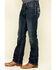 Image #3 - Cinch Men's Ian Dark Wash Slim Bootcut Rigid Denim Jeans, Indigo, hi-res