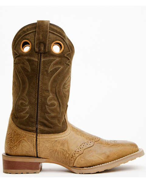Image #2 - Laredo Men's 11" Jennings Western Boots - Broad Square Toe , Sand, hi-res