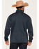 Image #4 - Ariat Men's Caldwell 1/4 Button-Down Pullover, Blue, hi-res