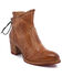 Image #1 - Bed Stu Women's Bia Braided Trim Booties - Round Toe, Tan, hi-res
