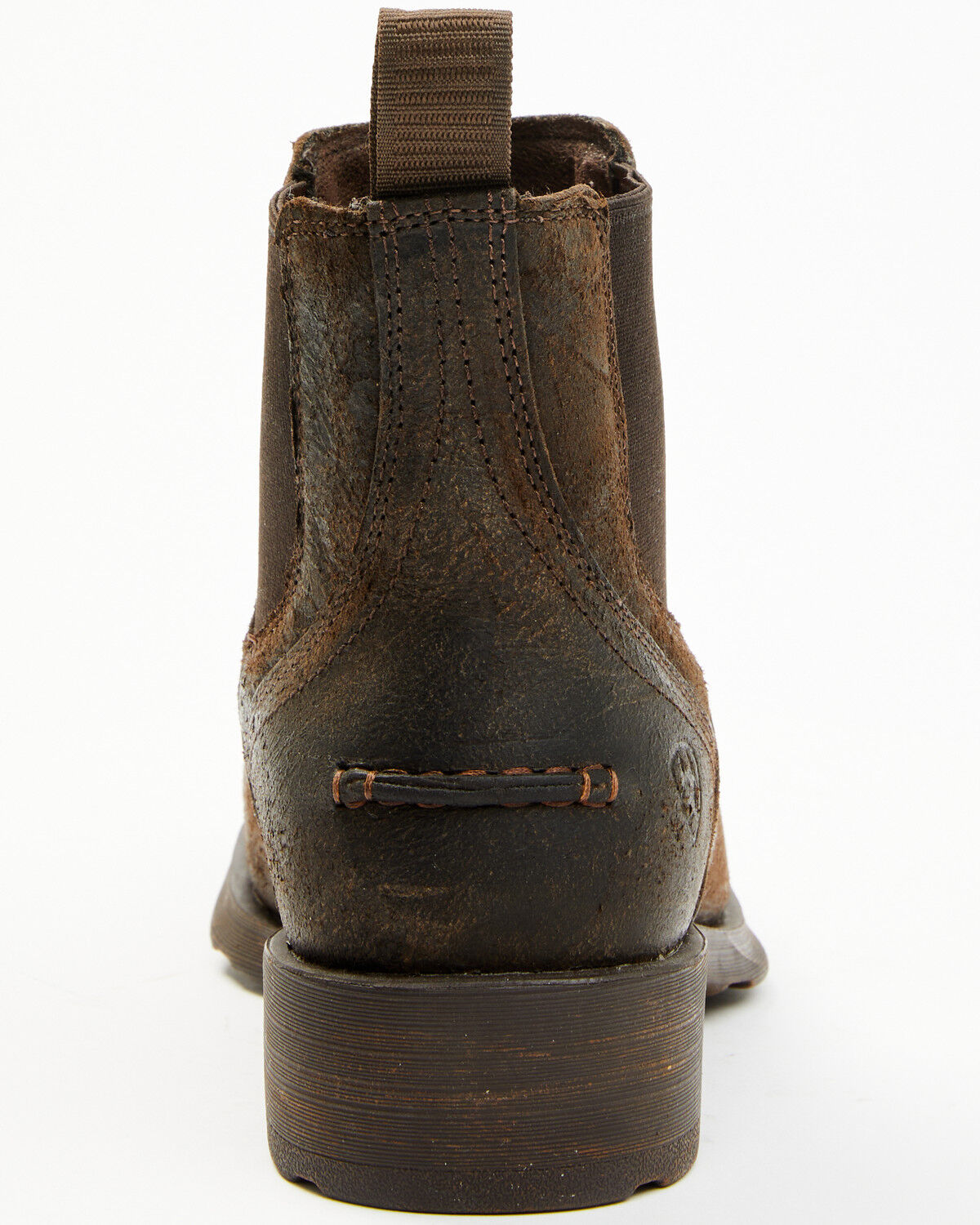 Image #5 - Ariat Men's Midtown Rambler Stone Chelsea Boots - Square Toe, Black, hi-res