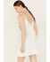 Image #4 - Angie Women's Sequins Sleeveless Slip Dress , Ivory, hi-res