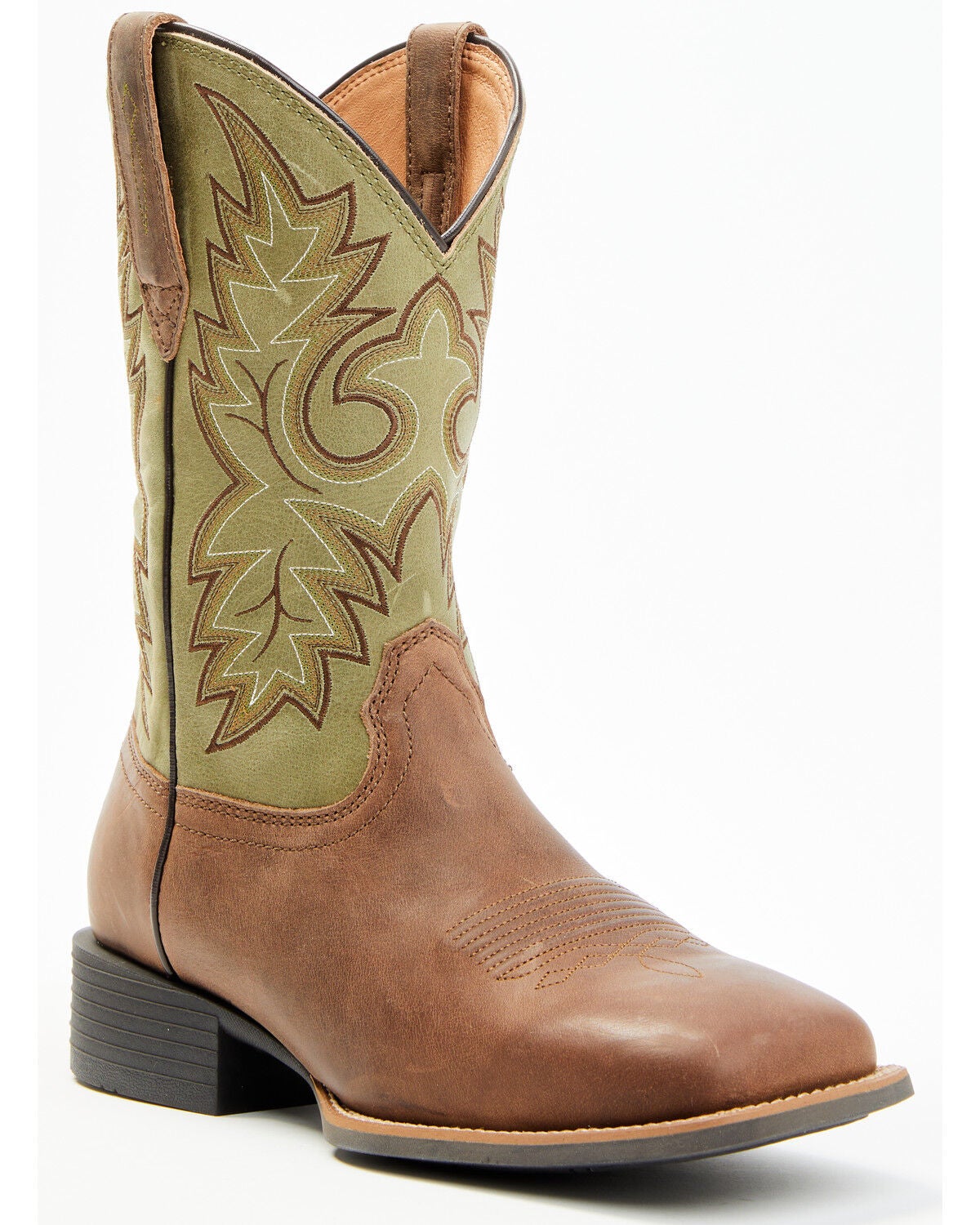 Cody James Men's Badge Xero Gravity&trade; Performance Western Boots - Broad Square Toe, Brown, hi-res