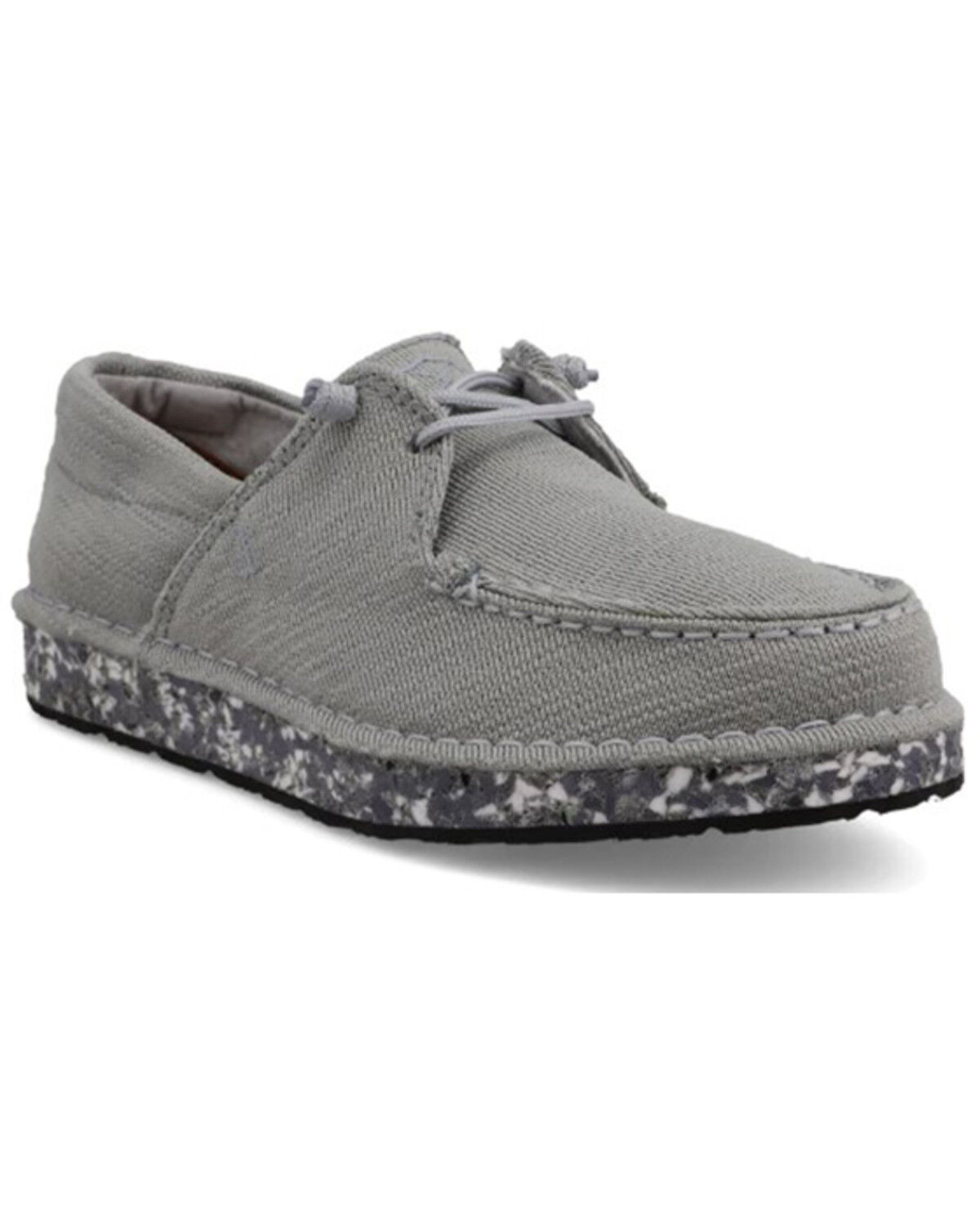 Image #1 - Twisted X Women's Circular Project™ Boat Shoes - Moc Toe, Grey, hi-res