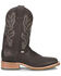 Image #2 - Double H Men's Dark Brown Elk Western Boots - Broad Square Toe, Chocolate, hi-res