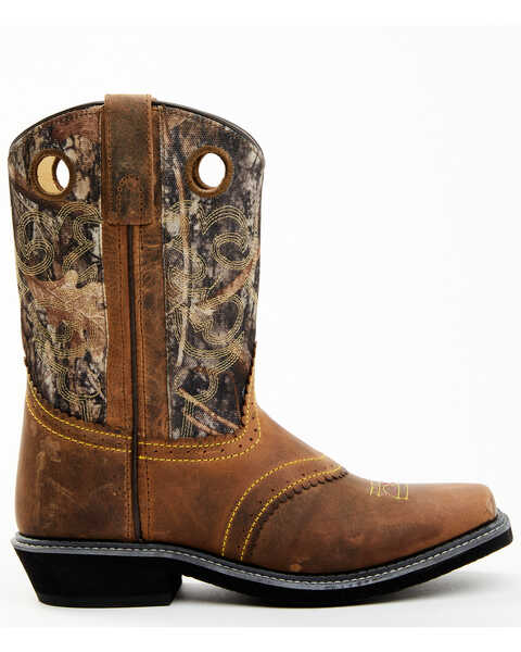Image #3 - Smoky Mountain Women's Pawnee Camo Western Boots - Square Toe, Brown, hi-res