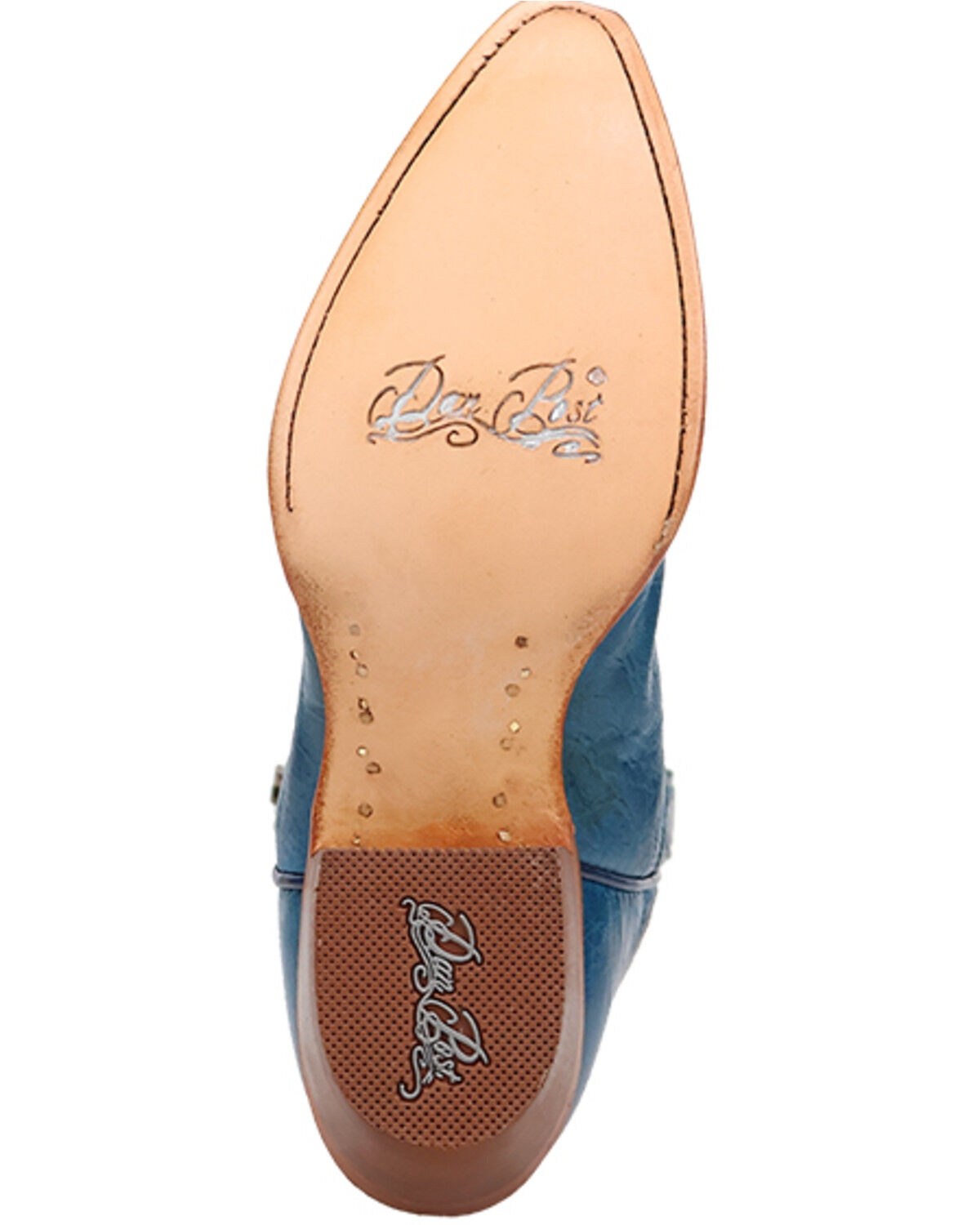 Image #6 - Dan Post Women's Starbright Western Boots - Snip Toe, Blue, hi-res