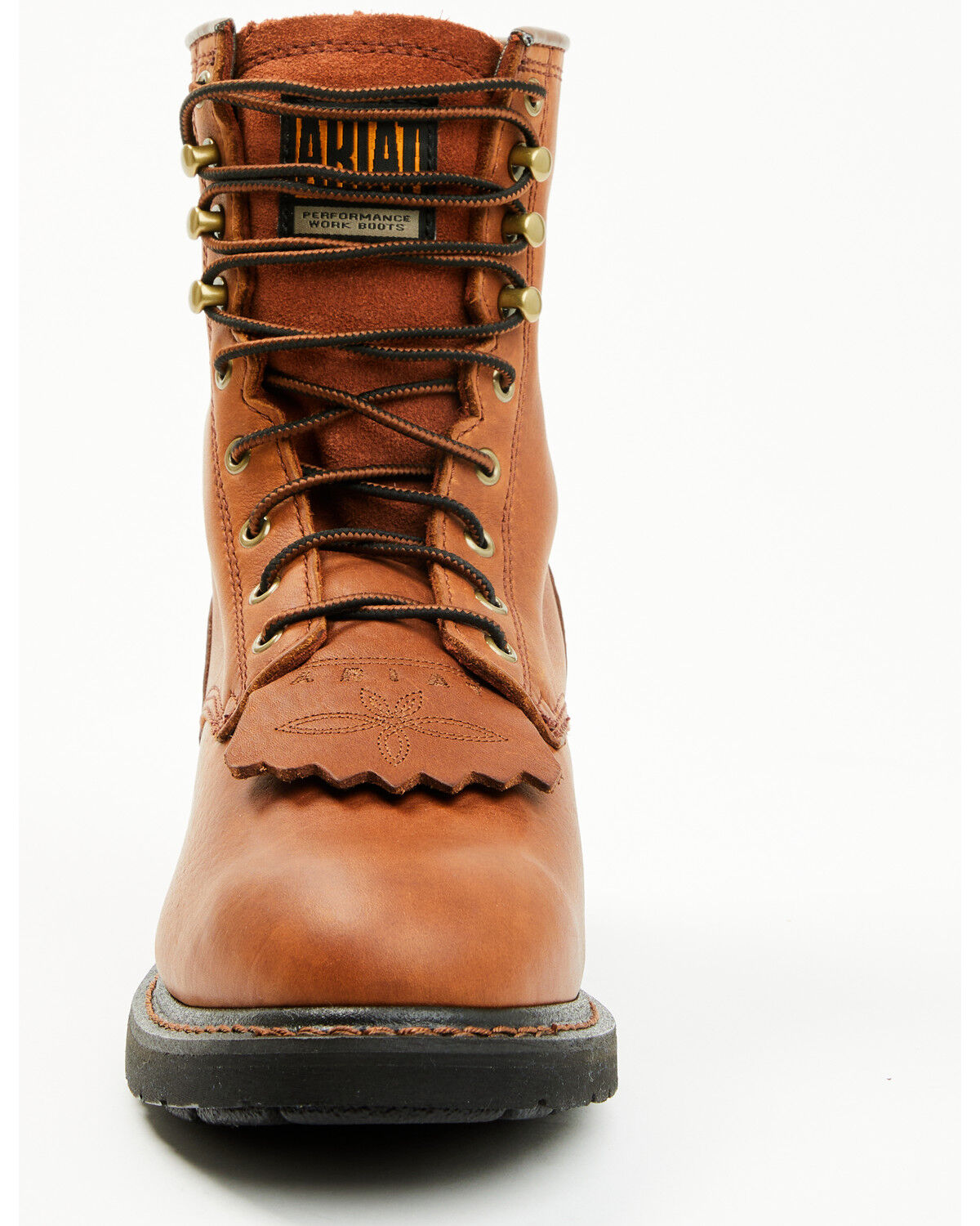 Image #4 - Ariat Men's Cascade 8" Lace-Up Work Boots - Soft Toe, Bronze, hi-res