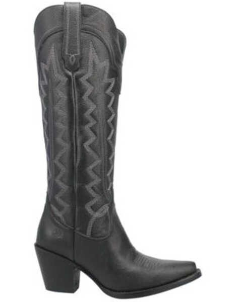 Image #2 - Dingo Women's High Cotton Western Boots - Snip Toe, Black, hi-res