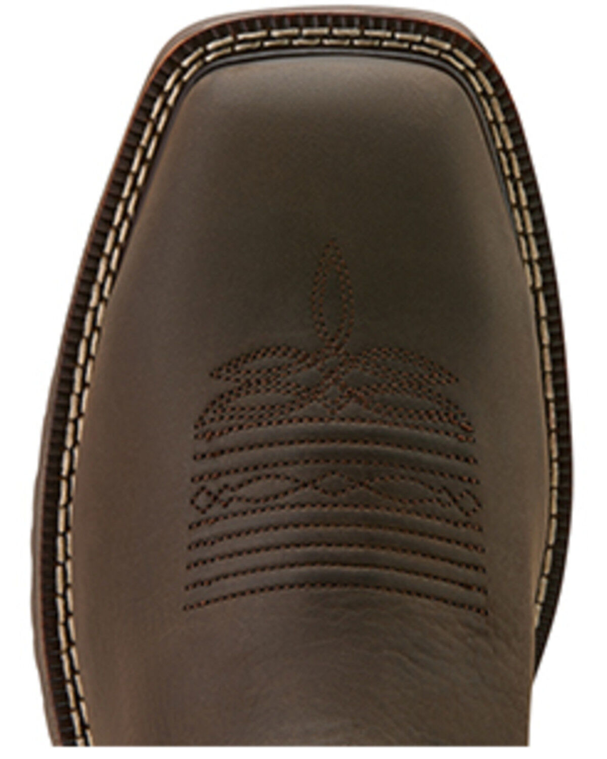 Image #4 - Ariat Men's Activator Waterproof Work Boots - Steel Toe, Dark Brown, hi-res