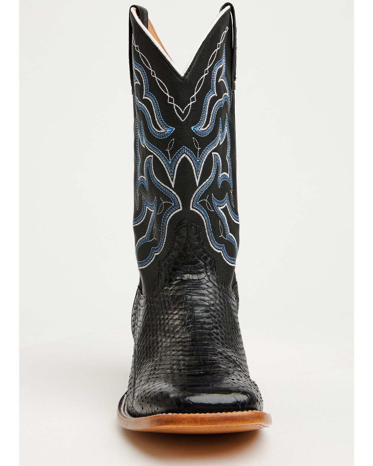 Image #4 - Cody James Men's  Ayer Exotic Snake Western Boots - Broad Square Toe, Black, hi-res