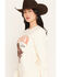 Image #2 - Wrangler Retro Women's Horse Graphic Crewneck Sweatshirt, Cream, hi-res