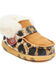 Image #1 - Twisted X Infant Girls' Cheetah Print Shoes - Moc Toe, Tan, hi-res