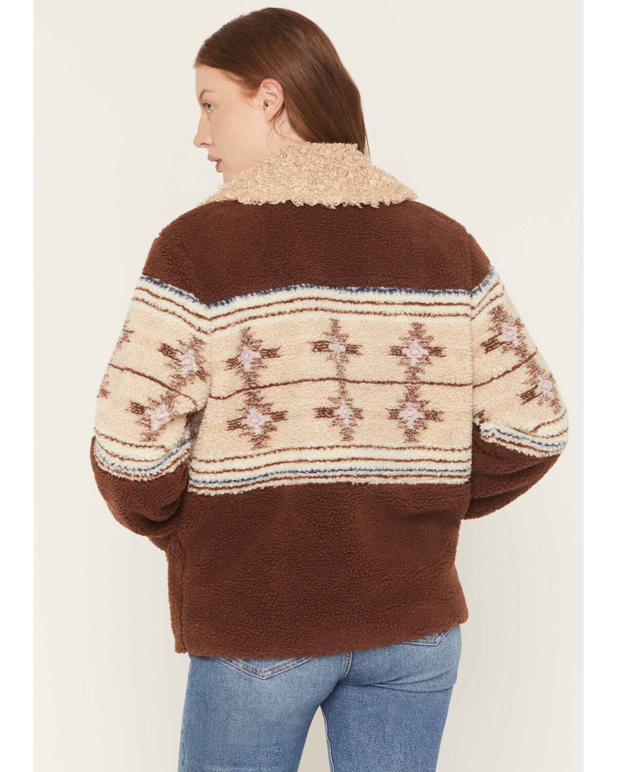 Image #4 - Idyllwind Women's Stonewood Sherpa Coat, Brown, hi-res