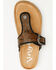 Image #6 - Very G Women's Texas Embossed Sandals, Black, hi-res