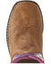 Image #3 - Smoky Mountain Toddler Girls' Autry Western Boots - Broad Square Toe, Purple, hi-res