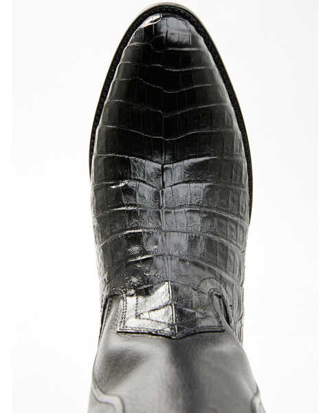 Image #6 - Cody James Black 1978® Men's Chapman Exotic Caiman Belly Western Boots - Medium Toe , Black, hi-res