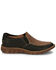 Image #2 - Tony Lama Women's Magdalena Print Slip-On Western Shoe - Moc Toe, Black, hi-res