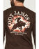 Image #4 - Cody James Men's FR Flame Jumper Long Sleeve Work T-Shirt, Brown, hi-res