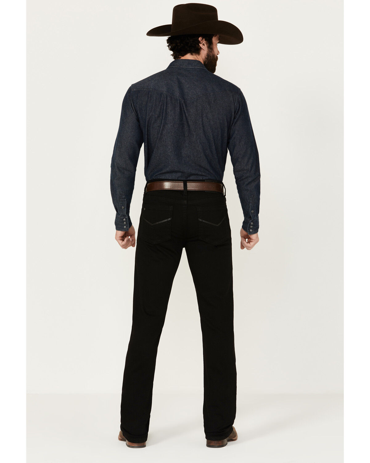 Image #3 - Cody James Men's Midnight Black Wash Slim Straight Stretch Denim Jeans, Black, hi-res